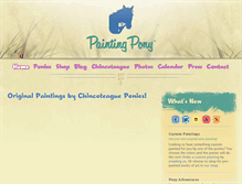 Tablet Screenshot of paintingpony.com